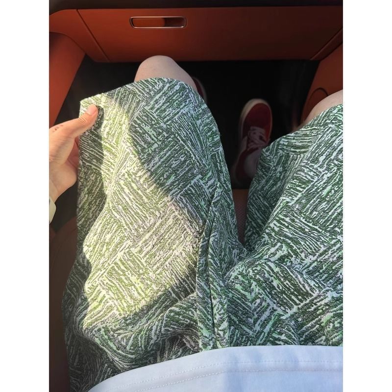 Men's Quick-Dry Breathable Printed Casual Shorts Summer Loose Fit Straight Leg Graphic Design Short Pants_viptrois.com