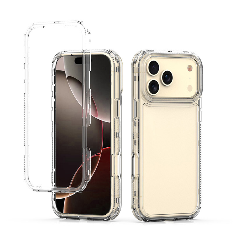 新款使用iPhone17 Pro Max透明手机壳XS Max炫影亚克力四角防摔壳