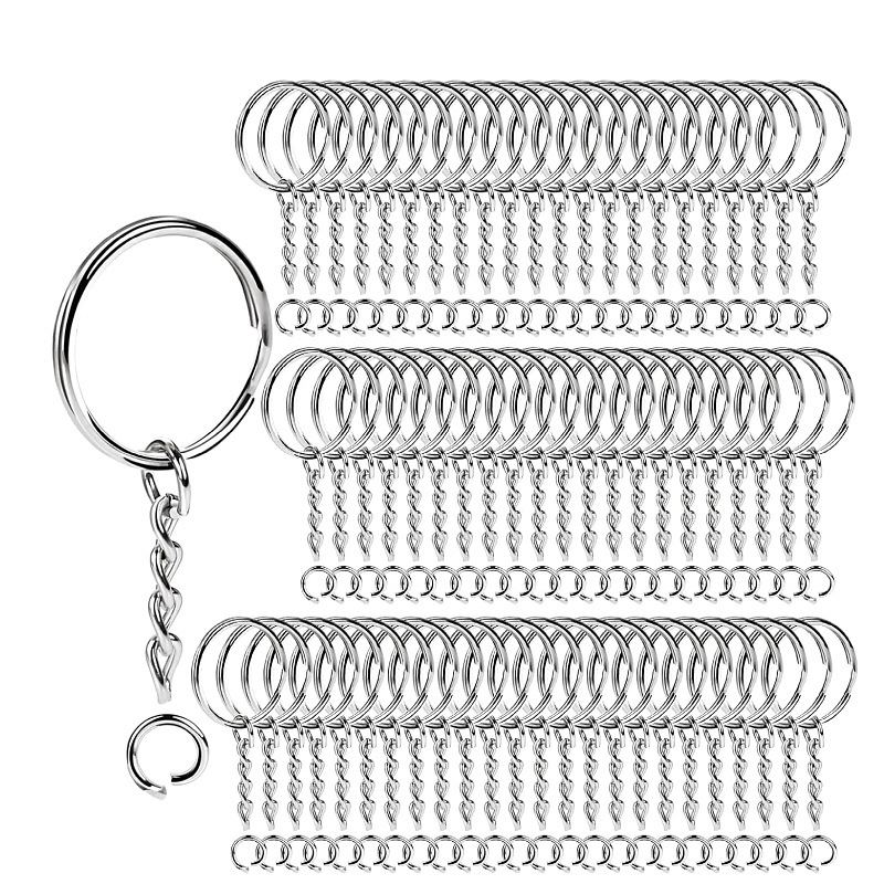Keychain 25 Aperture Plus 4-Section Chain Key Ring + Chain Key Ring Plus Chain DIY Key Ring Kit Keychain 25 Aperture Plus 4-Section Chain Key Ring + Chain Key Ring Plus Chain DIY Key Ring Kit