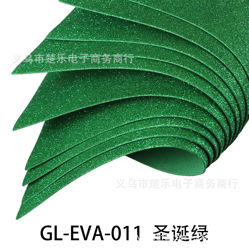 A4/A3/50x70 fábrica al por mayor Eva oro polvo esponja papel 2mm kindergarten DIY papel hecho a mano sin pegamento