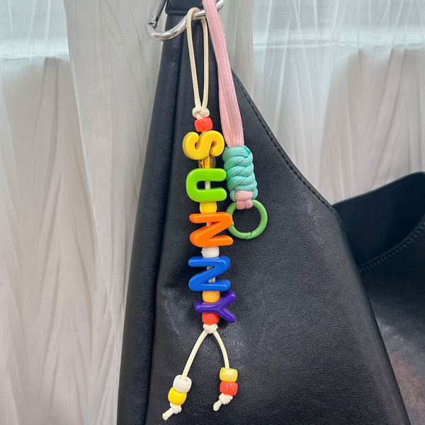 Acrylic bracelet with letters