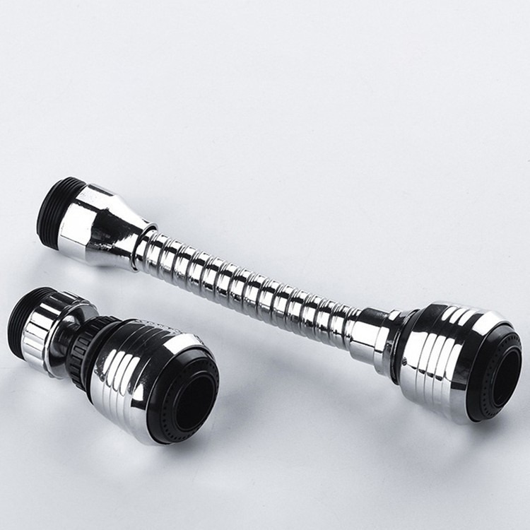 Stainless Steel Pressurized Faucet Splash-Proof Extender Kitchen Household Universal Rotating Water Filter Aerator