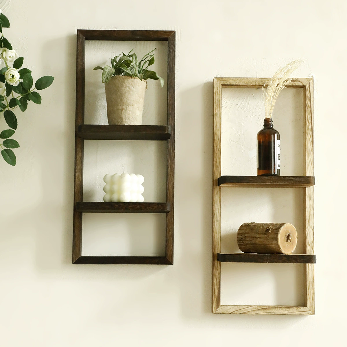 Новый продукт, дверная рама на древесном угле, настенный цветочный горшок для хранения, украшение для дома, спальни, деревянные поделки