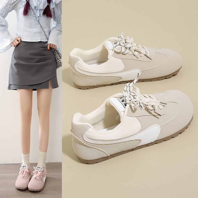 Ins Korean Style New Forrest Gump Shoes 여성 2025 봄 스포츠 러닝 캐주얼 신발 학생용 두꺼운 단독 독일어 트레이닝 신발
