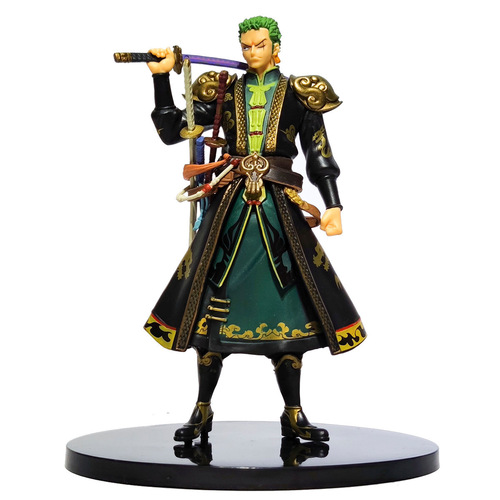 One Piece Chinese style Luffy Zoro figure Roroloa Zoro cheongsam standing animation figure ornament model