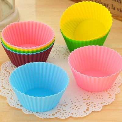 Mei Niang Paper tray High temperature resistance silica gel Cup Cake oven household Baking tool Cake glass