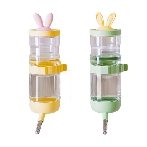 Hanging water fountain puppy water fountain automatic hanging kettle feeding water hanging cage cat pet water dispenser supplies