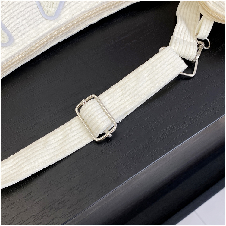 Large-capacity five-pointed star bag, women's crossbody Instagram summer cute and versatile single-shoulder canvas bag, student commuting dumpling bag undefined