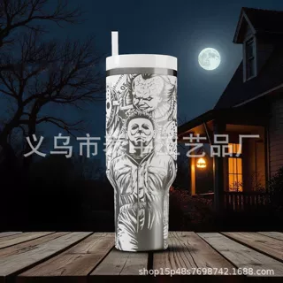 跨境Horror Characters 40oz Tumbler恐怖角色图案40盎司保温杯