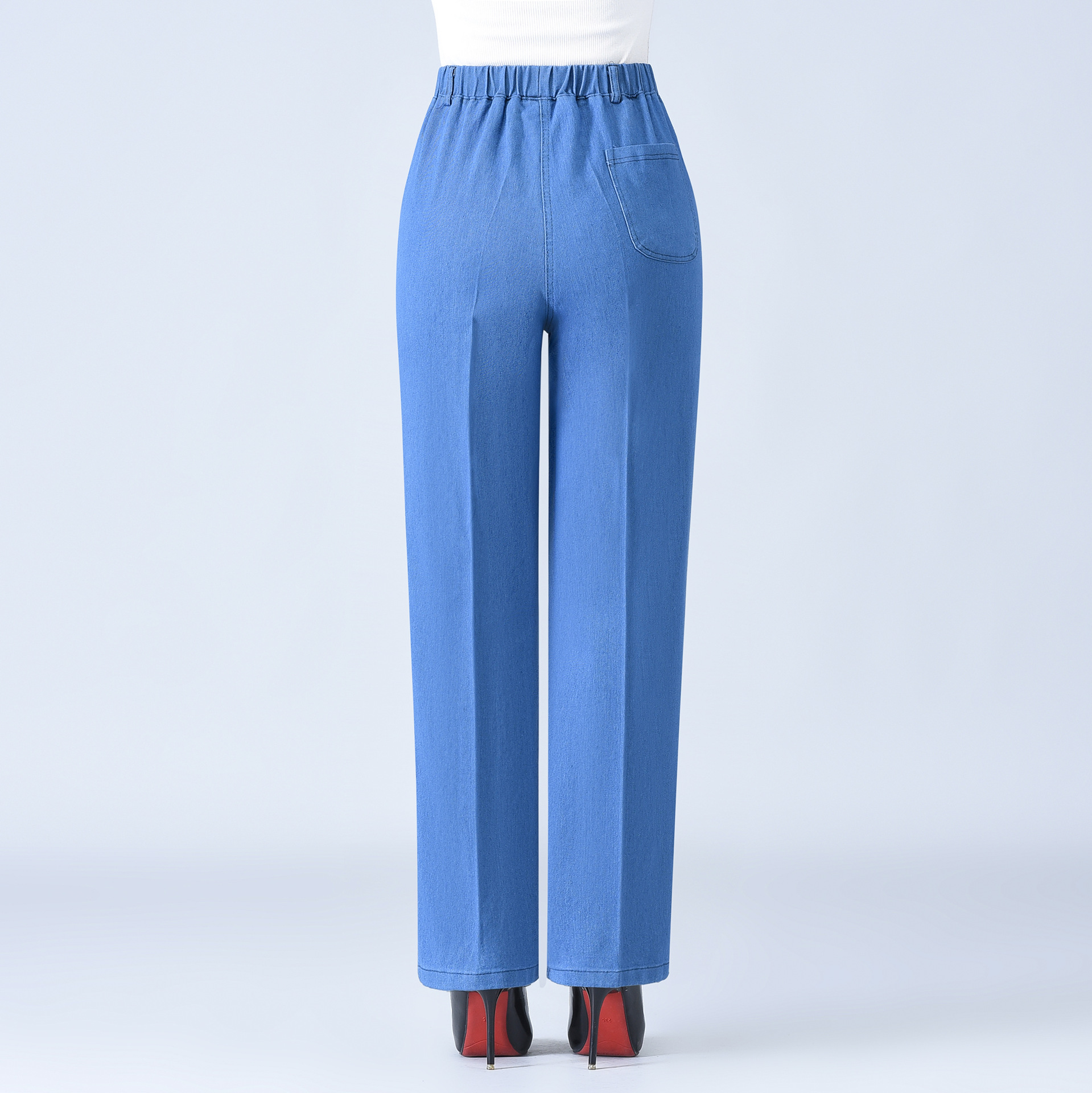 Azul claro [estilo veraniego-cintura elástica] / XL (circunferencia de la cintura 2.0-2.2 pies) 100-120 kg