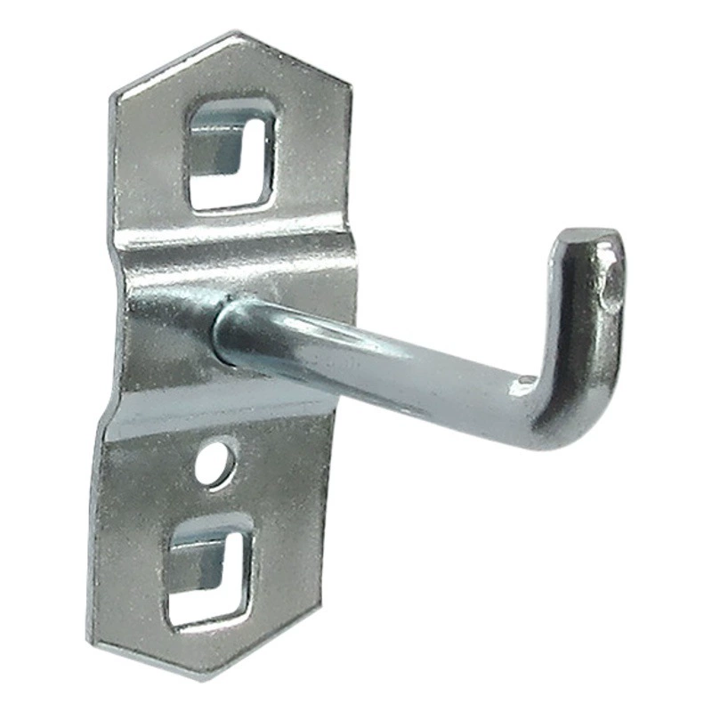 Одиночная прямая серия Крючок с квадратным отверстием Аксессуары для стеллажей для инструментов Настенный стеллаж для хранения Аппаратное обеспечение Стеллаж для хранения инструментов