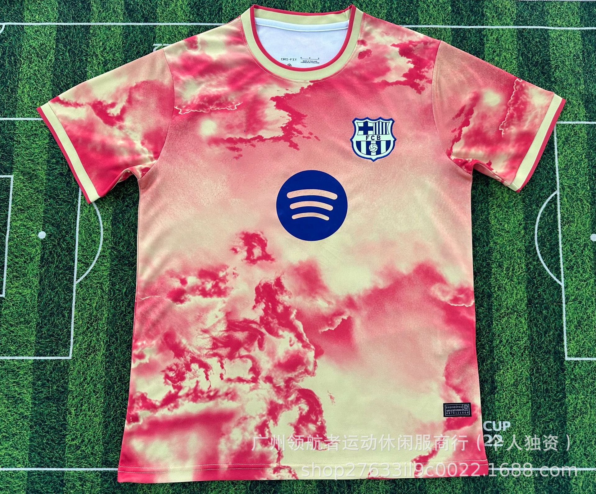 25-26 Fabricante especial de ropa de fútbol venta directa de una camiseta de malla camiseta de mangas cortas ropa de fútbol deportiva