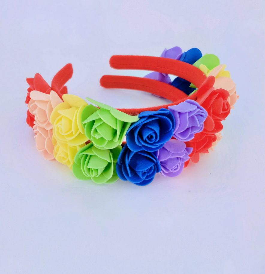 Cute Floral Plastic Casual Daily Hair Band display picture 5