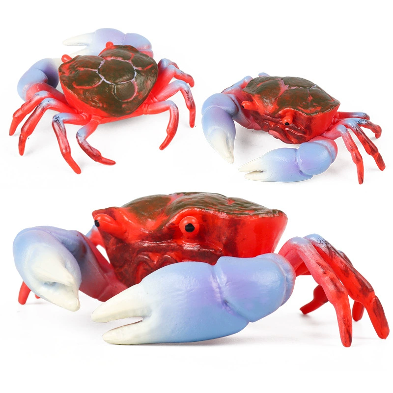 Модель crab/crab king crab трехточечная, имитация реальной жизни морского животного, открытая спина, искусственный рот, детские познавательные игрушки-украшения