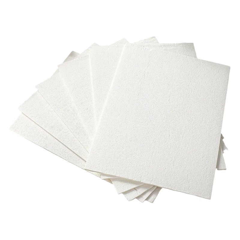 10 листов керамического волокнистого материала 1/8x 11x12inch для высокотемпературных печей, устойчивый к воздействию микроволновых печей и высоким температурам