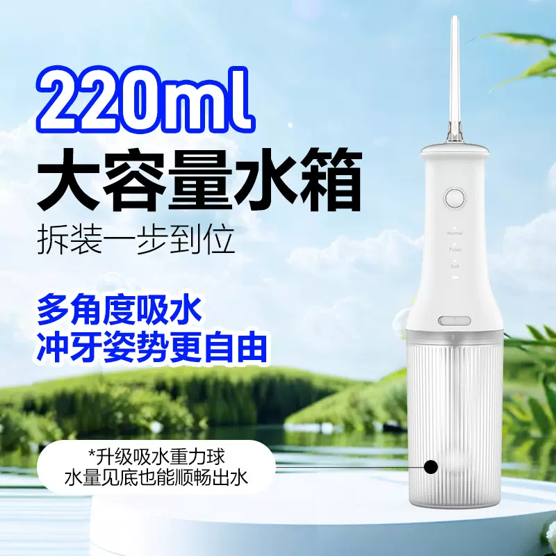 大容量水箱电动冲牙器洗牙器便携式牙线口腔源头工厂便携跨境家用