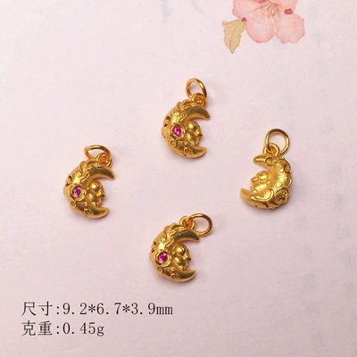 Zərgərlik ara hissələri — Gold Plated Small Drop Necklace - a-moon-rabbit