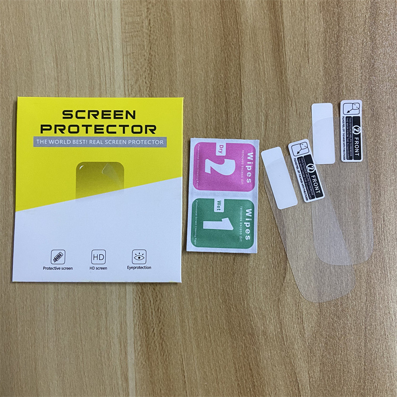 Eye protection purple frosted film, two pieces