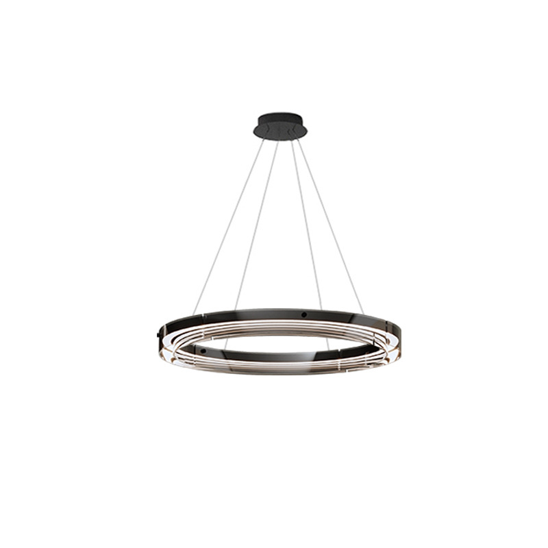 Lámpara de sala de estar minimalista italiana moderna de alta gama diseñador de vidrio creativo doméstico nórdico lámparas de dormitorio