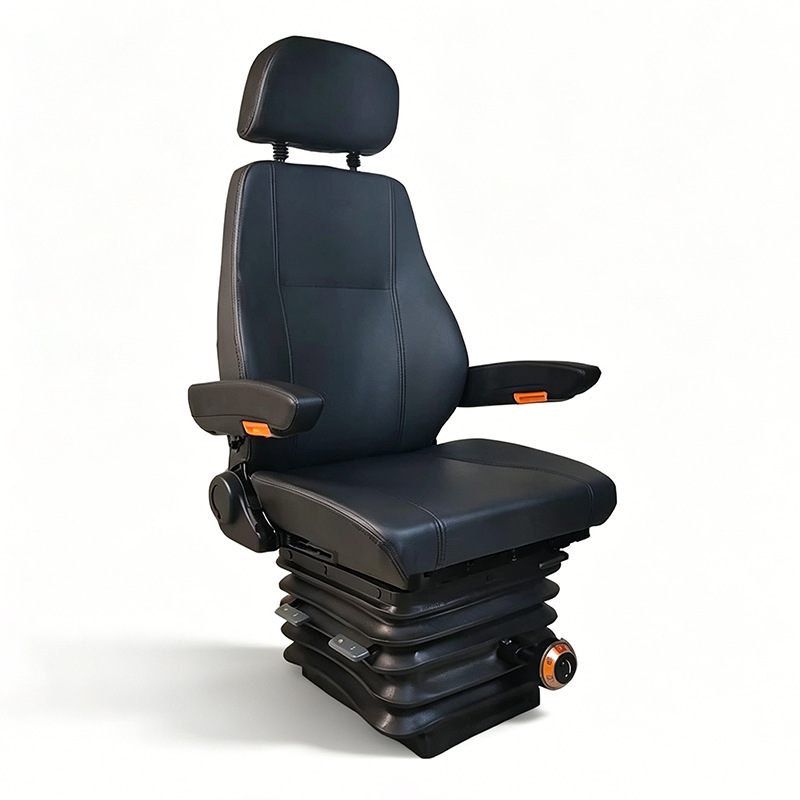 Port Crane Cab Seat, Construction Machinery Equipment Maintenance, New and Old Replacement, Mechanical Shock-Absorbing Driver's Seat