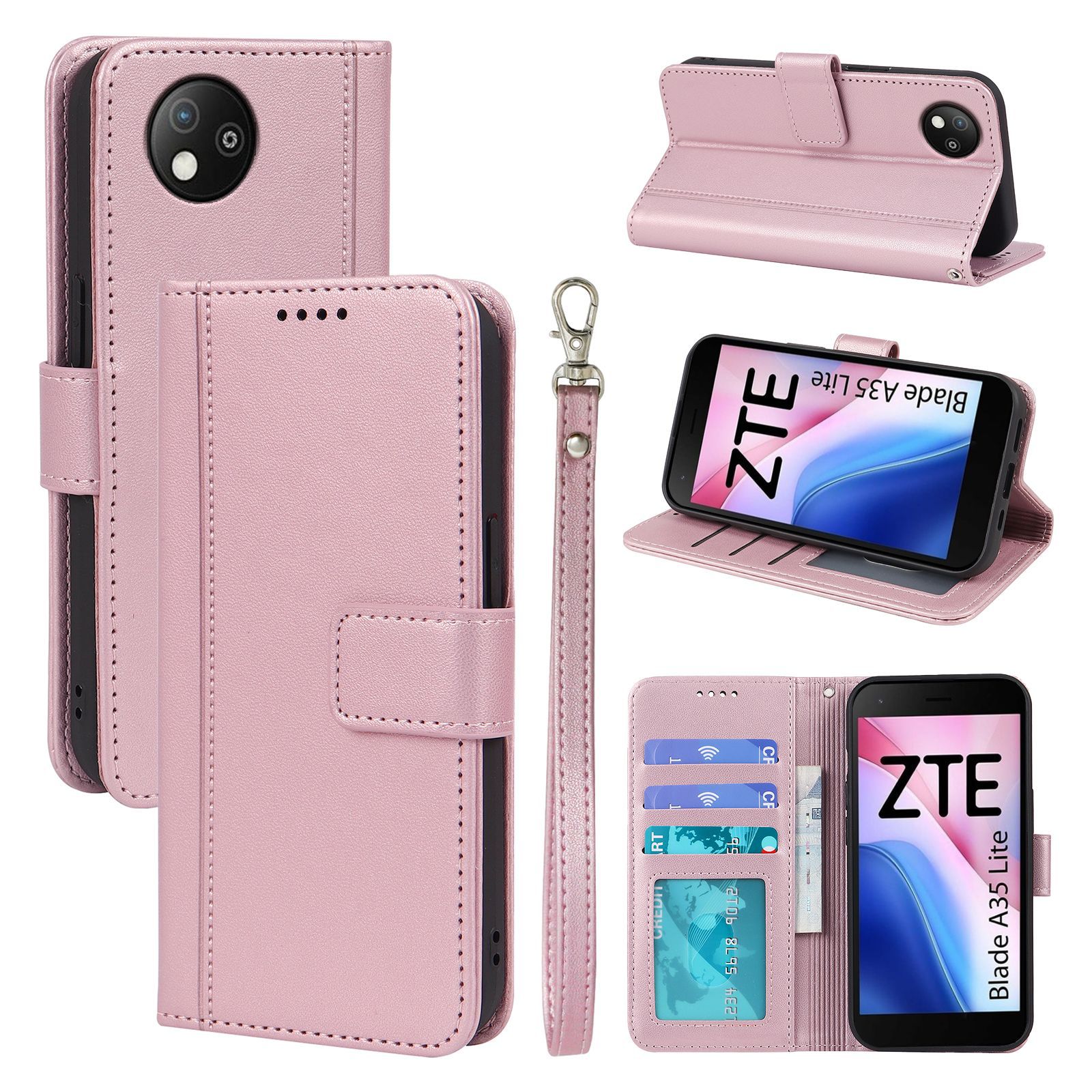 Suitable for Zte Bladea75 5G/Nubia Focus 5g Mobile Phone Case R20 Square Buckle Photo Frame Mobile Phone Leather Case