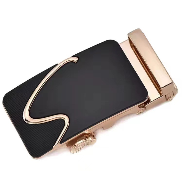 2023 tendencia de la moda nueva hebilla de cinturón de aleación de los hombres hebilla automática 3,5 CM pantalones tomar la delantera nueva