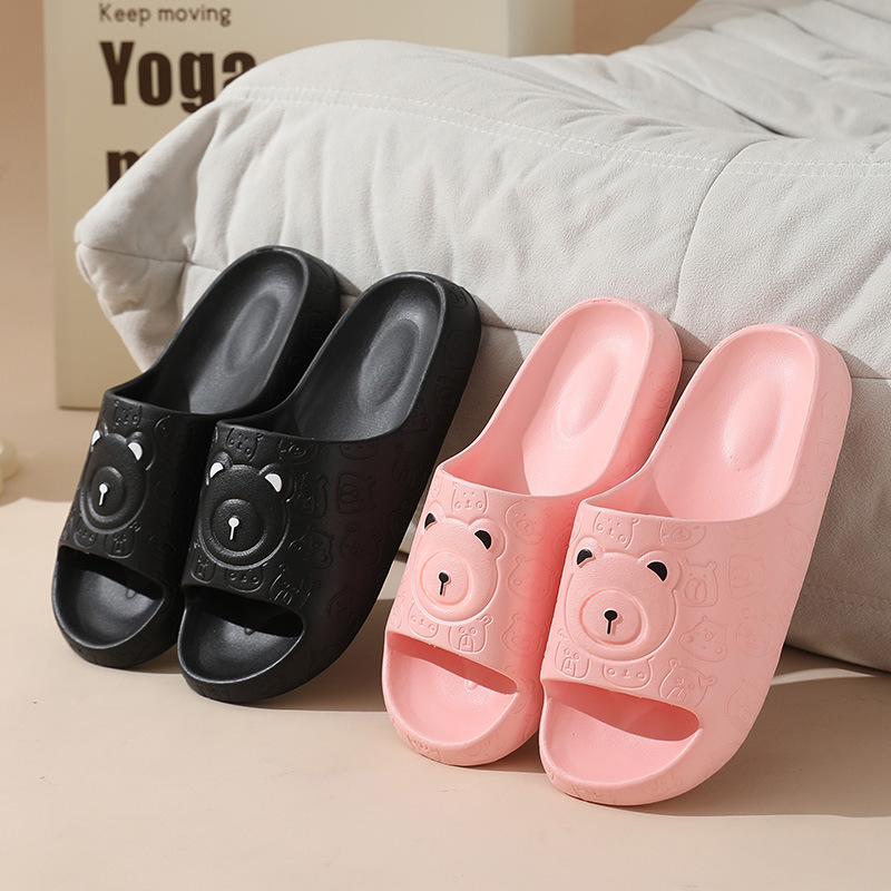 Soft Bottom Home Slippers Women's Summer New Indoor Home Lightweight Non-Slip Thick Bottom Outway Couple's Sandals and Slippers for Men