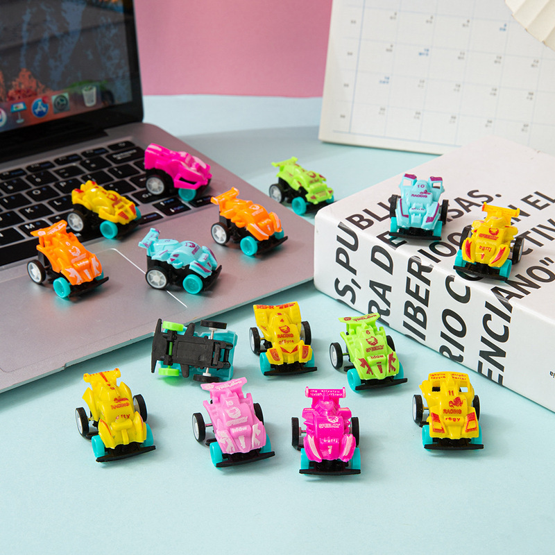 Colorful Pull-Back Racing Cars for Children, Boys and Girls, Small Toys for Street Stalls, Night Market Wholesale, Kindergarten Reward Gifts, Educational