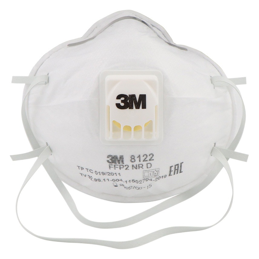 En stock 8102/8112/8122/8132 máscara FF2FFP3 N95 Copa tipo válvula de respiración industrial máscara de protección
