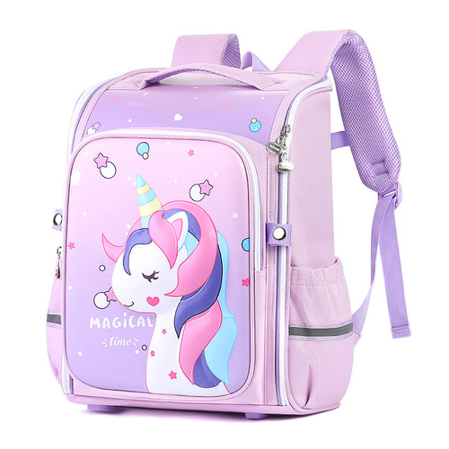Popular 3D Stereo Primary School Student Backpack for Grades 1-6, Unisex Children's Spine-Protecting, Load-Reducing, Durable Dual-Shoulder Backpack for Wholesale