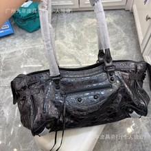 新款 le city巴家法棍包牛皮腋下包包2025新款机车包单肩包手提包