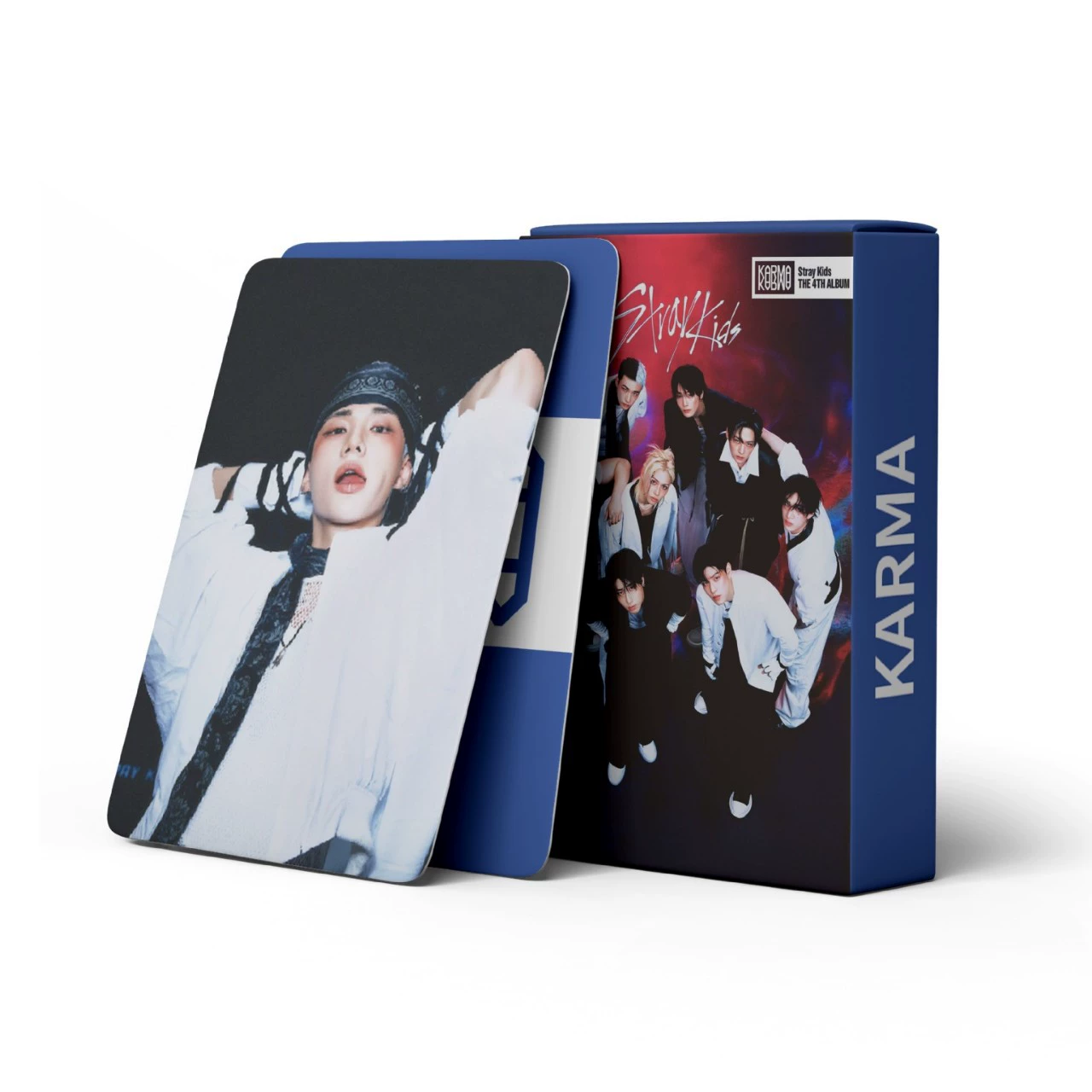 55 штей Stray Kids KARMA самопечатные карты в наличии Хуанг Сюаньчен Ли Лонгфу LOMO карта домашняя карта