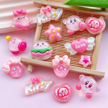 卡通透色可爱比比树脂diy饰品手机壳奶油胶贴片发饰配饰手工材料