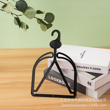 折不断中号黑色软帽架塑料帽子架挂帽撑婴儿围巾帽子展示架