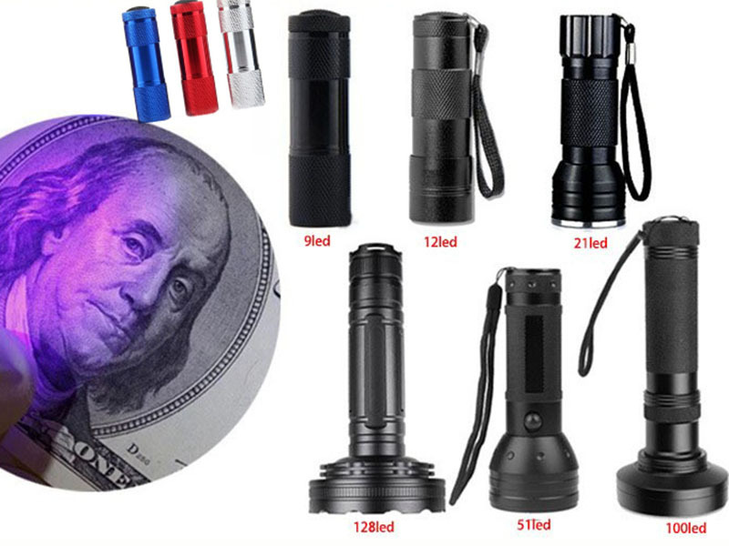 28led Purple Light Multifunctional Flashlight Cat Moss Urine Tinea Fungus Detection Ultraviolet Fluorescent Agent Banknote Checking UV Flashlight