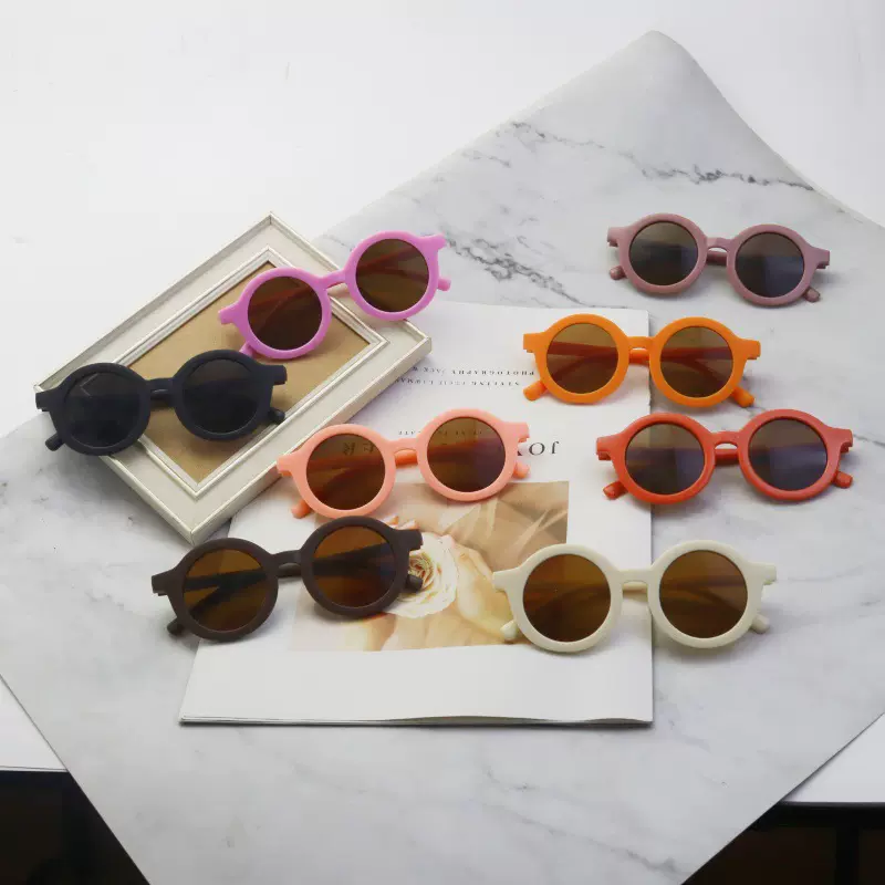 儿童墨镜可折叠太阳镜男童夏季防紫外线女童防晒眼镜宝宝遮阳镜潮