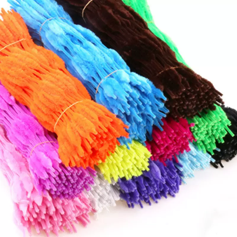 彩色波浪扭扭棒四花毛条毛根 幼儿园DIY儿童玩具美术手工材料包