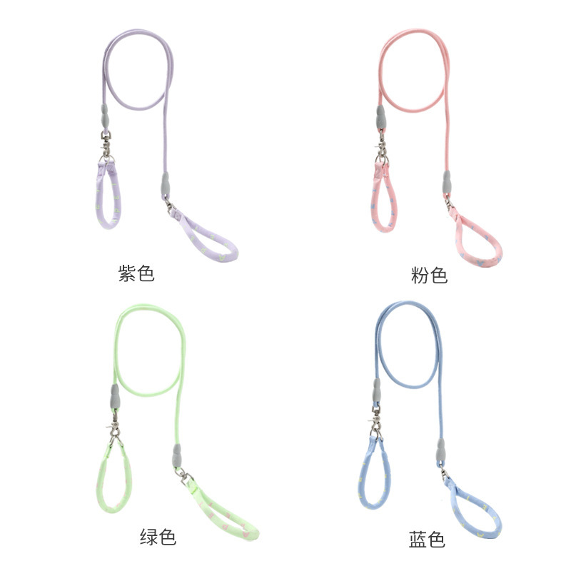 Correa para perros de nailon a prueba de explosiones Z, cuerda P, sin ajuste, con mango acolchado, adecuada para perros pequeños y medianos, correa para mascotas para exteriores.