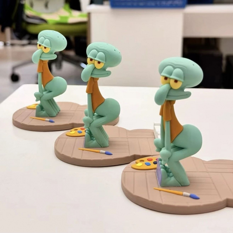 New Squidward Phone Stand, Stable and Creative Cartoon Spongebob Figure, Gift Decoration Accessory