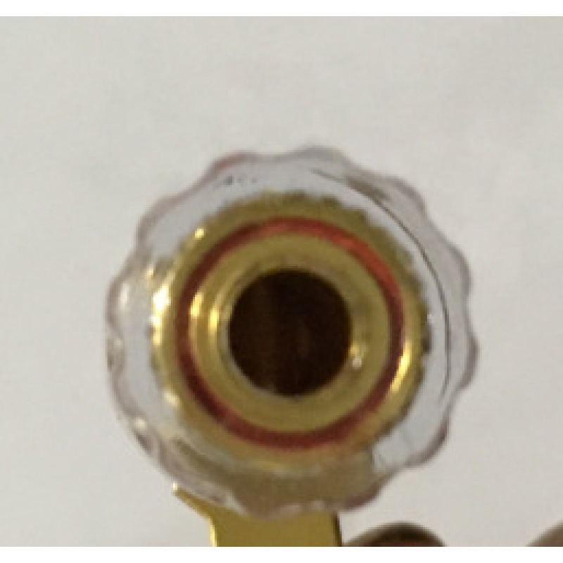 하이 엔드 크리스탈 터미널, YX-6120, 하이 엔드 오디오 스피커 터미널 방진 터미널