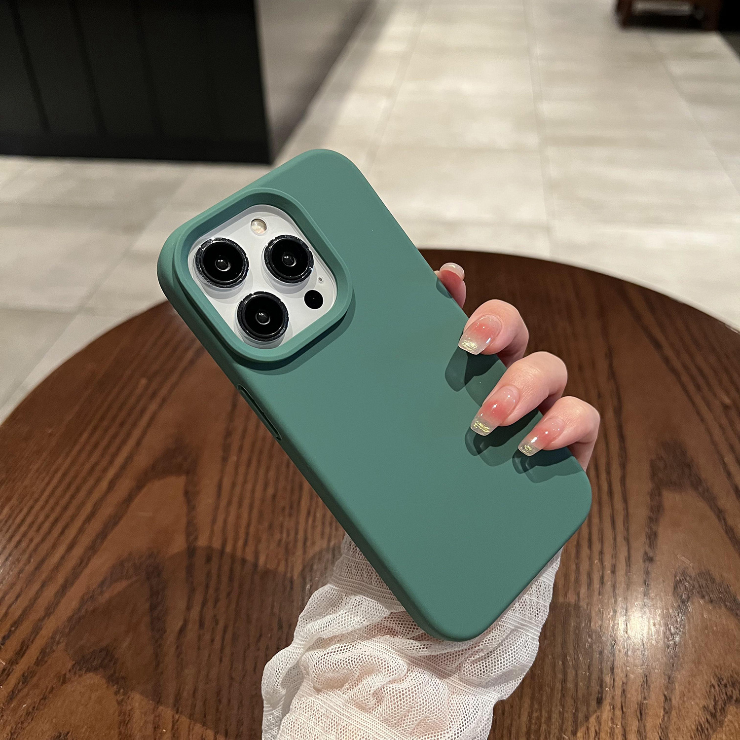 [Dark Night Green] Silicone lỏng tinh khiết có lỗ lớn