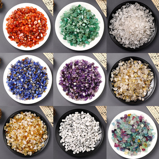 Natural Crystal Gravel Home Decoration Modern Simple Pebble Aquarium Cushioning Jade Stone Scattered Stone Jewelry