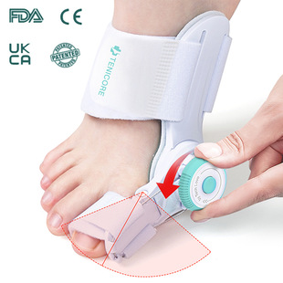Cross-Border Exclusive for New Big Toe Corrector with Thumb Valgus for Men and Women with Split Toes, Adjustable and Wearable Shoe Fixator