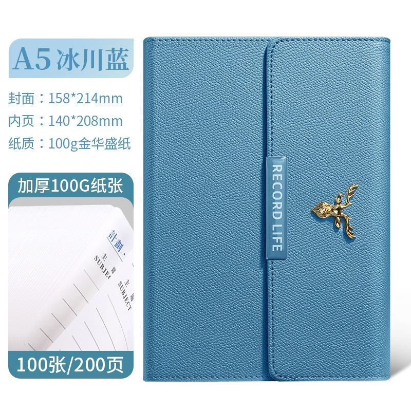 Caja de regalo de cuaderno de alta calidad de alto valor comercial práctica de regalos de graduación cuaderno de notas puede imprimir logotipo