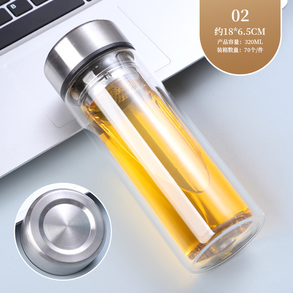 Ready supply of ordinary double-layer glass