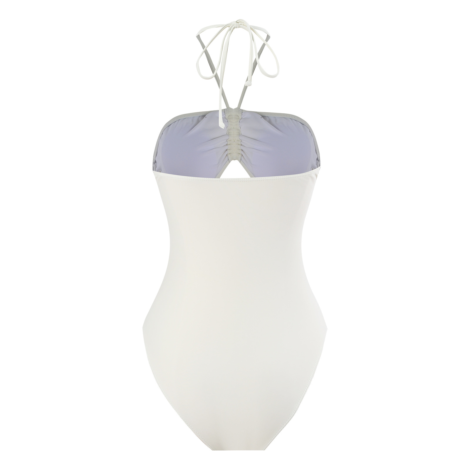189g Weight Sleeveless Sleeve Length Polyester Fabric Type Regular Top Length One-pieces Tops Type 1 Piece Quantity Swimming Pool Occasion Halter Neck Neckline Regular Fit Fit Type Solid Color Pattern Women's Gender Beach Style Women's Lady Beach Solid Color 1 Piece One Piece Swimwear 1