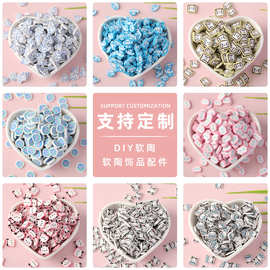 跨境卡通明星酷洛米家族软陶切片手工diy手机壳耳饰美甲材料批发