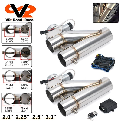 İkili idarəetməli elektron tənzimlənən klapan 2.25" 2.5" 3"