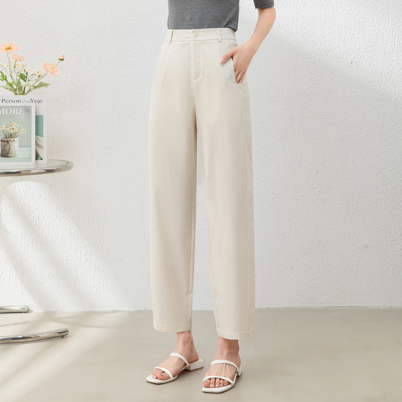 Summer Thin Cropped Scythe Pants for Women, Loose High-Waisted Plus-Size Balloon Pants, Casual Fashion Black Pants, Zhengzhou Women's Pants Summer Thin Cropped Scythe Pants for Women, Loose High-Waisted Plus-Size Balloon Pants, Casual Fashion Black Pants, Zhengzhou Women's Pants