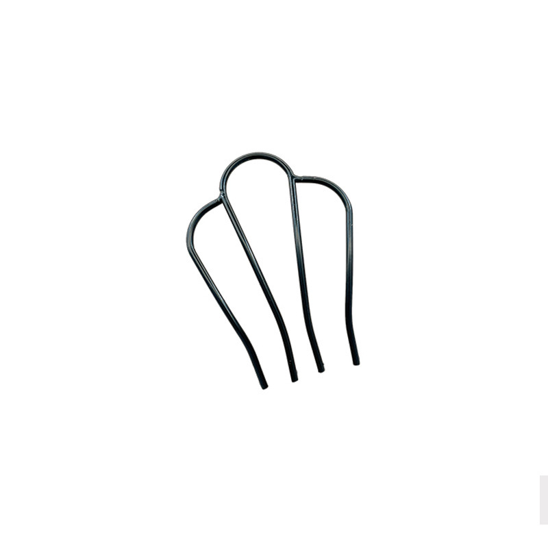 Horquilla en forma de U de otoño e invierno, cabeza de bola femenina, placa para el cabello, artefacto para el cabello, parte posterior de la cabeza, paso avanzado, borla, horquilla, peinado, tocado